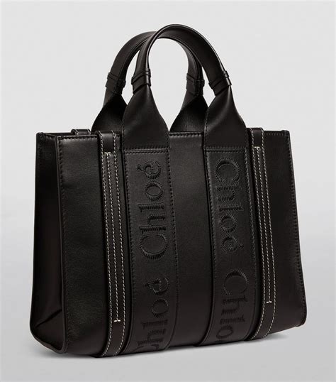 chloe tote bag black|Meer.